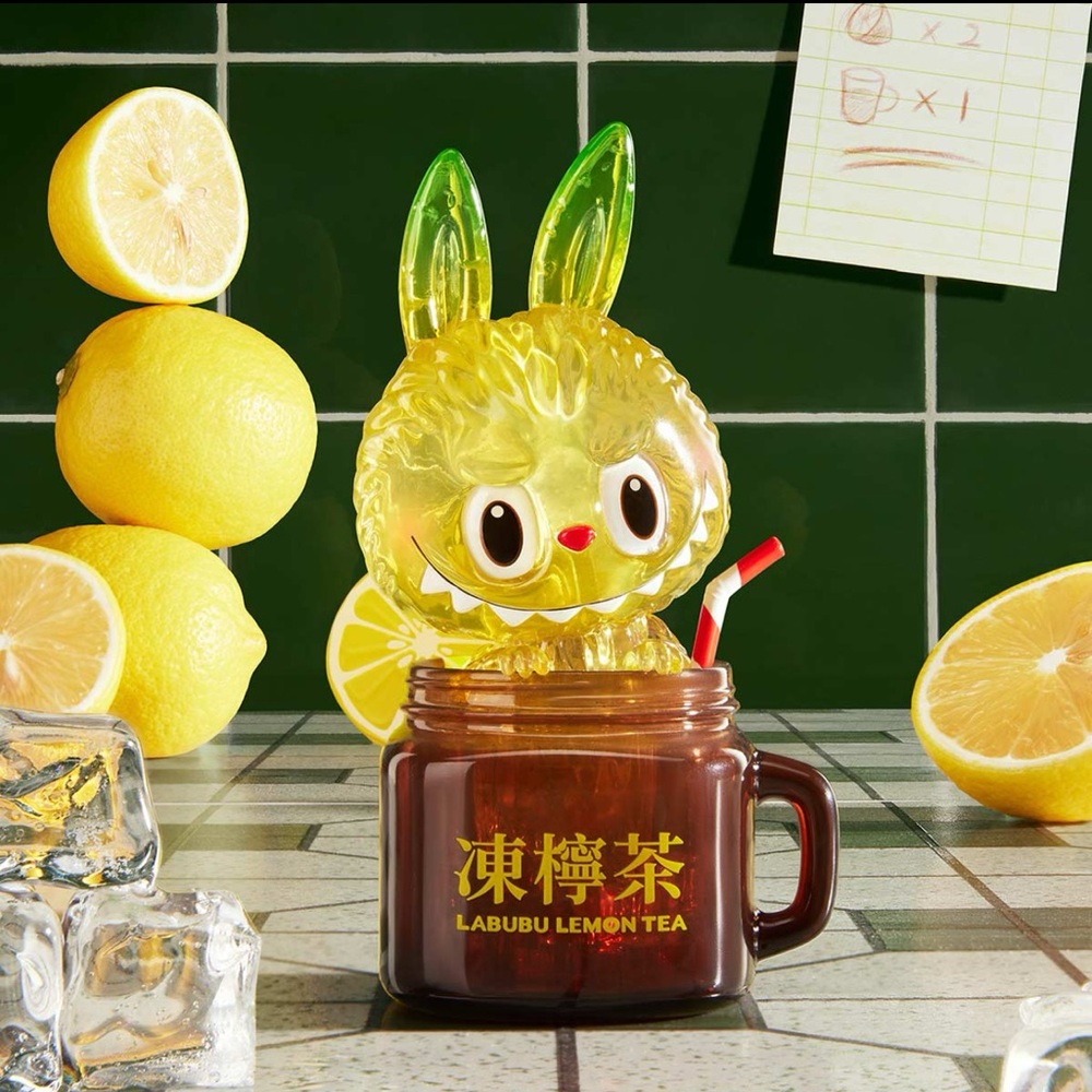 POP MART LABUBU Lemon Tea Figure - Picture 2 of 7